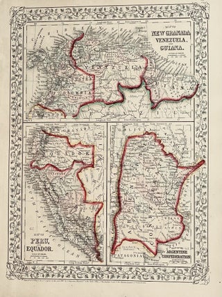Item #15 Map of New Granada, Venezuela and Guina. S. Augustus Mitchell