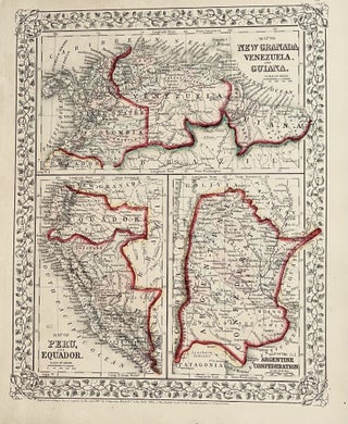 Item #15 Map of New Granada, Venezuela and Guina. S. Augustus Mitchell