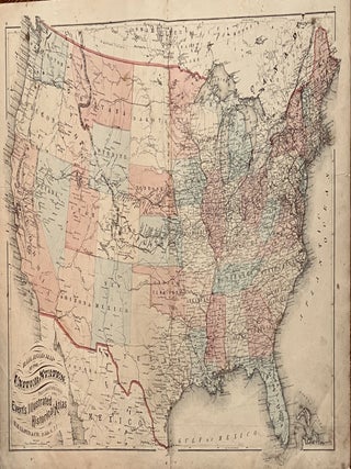 Item #23 Railroad Map of the United States. H. H. Lloyd