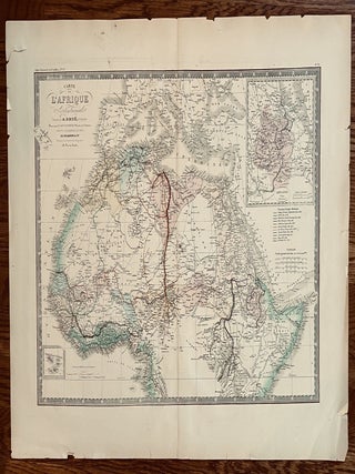 Item #290 Carte L'Afrique Septentrionale. A. Brue'