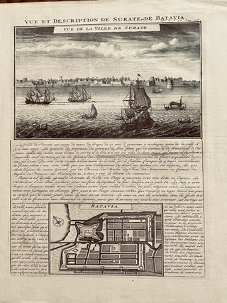 Item #32 Vue de la Ville de Surate et de Bavaria. Henri Chatelaine