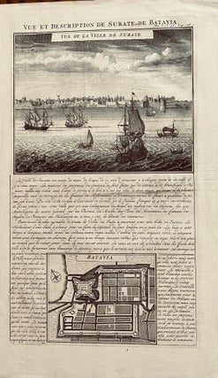 Item #32 Vue de la Ville de Surate et de Bavaria. Henri Chatelaine