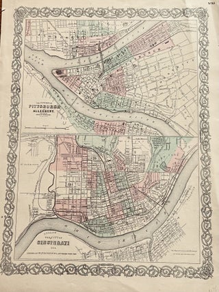 Item #33 The Cities of Pittsburgh and Allegheny The City of CINCINNATI, OHIO. G. W. Colton, C B