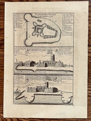 Item #374 Prospect of James Island in the Gambra, 1732