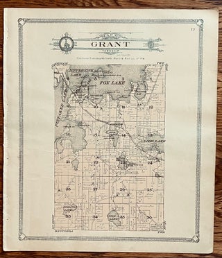Item #420 Map of Grant Township. George A. Ogle