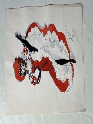 Item #629 No Title (Can-Can Girl). A. Huertes