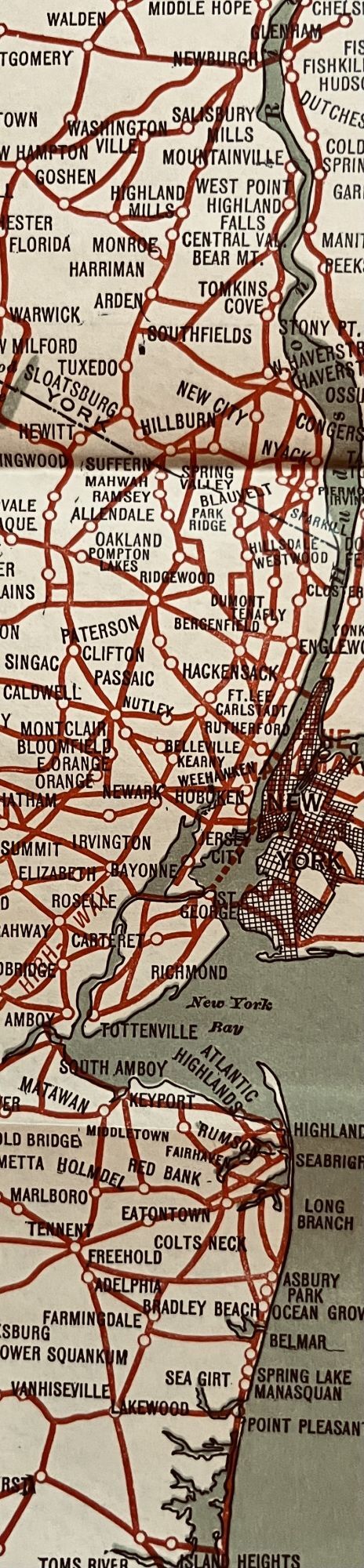 Philadelphia and Vicinity The Wanamaker Automobile Road Map | John ...