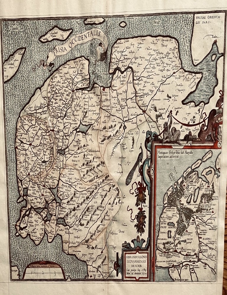 Item #670 Frisia Occidentalis. Abraham Ortelius.
