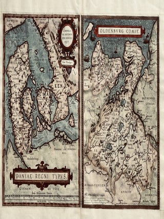 Item #671 Daniae Regni Typus. Abraham Ortelius