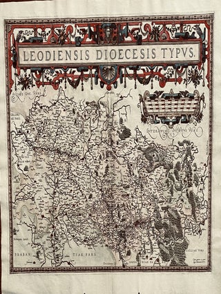 Item #675 Leodiensis Dioeecesis Typus. Abraham Ortelius