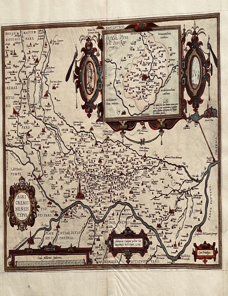 Item #676 Agricremonensis Typus. Abraham Ortelius.