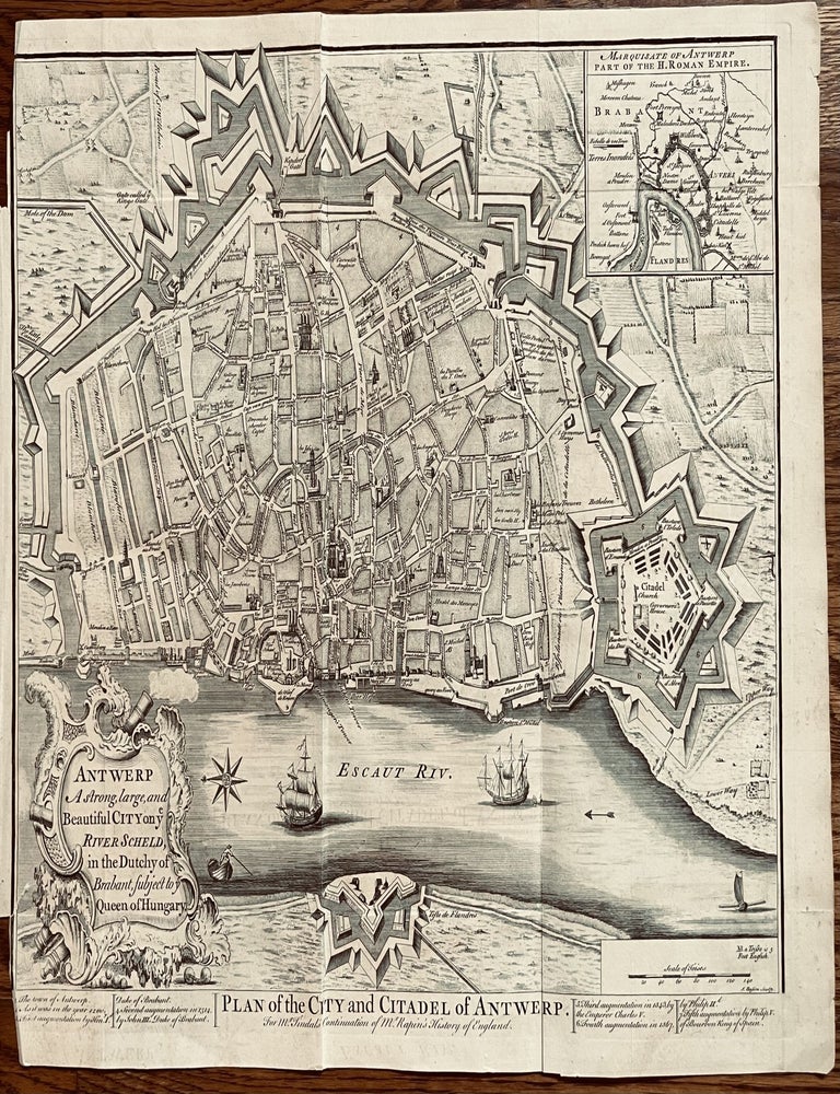 Plan of the City and Citadel of Antwerp | Nicolas Tindal