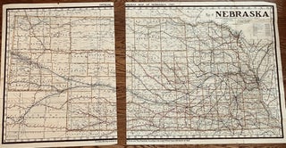 Official Railway Map of Nebraska, 1921